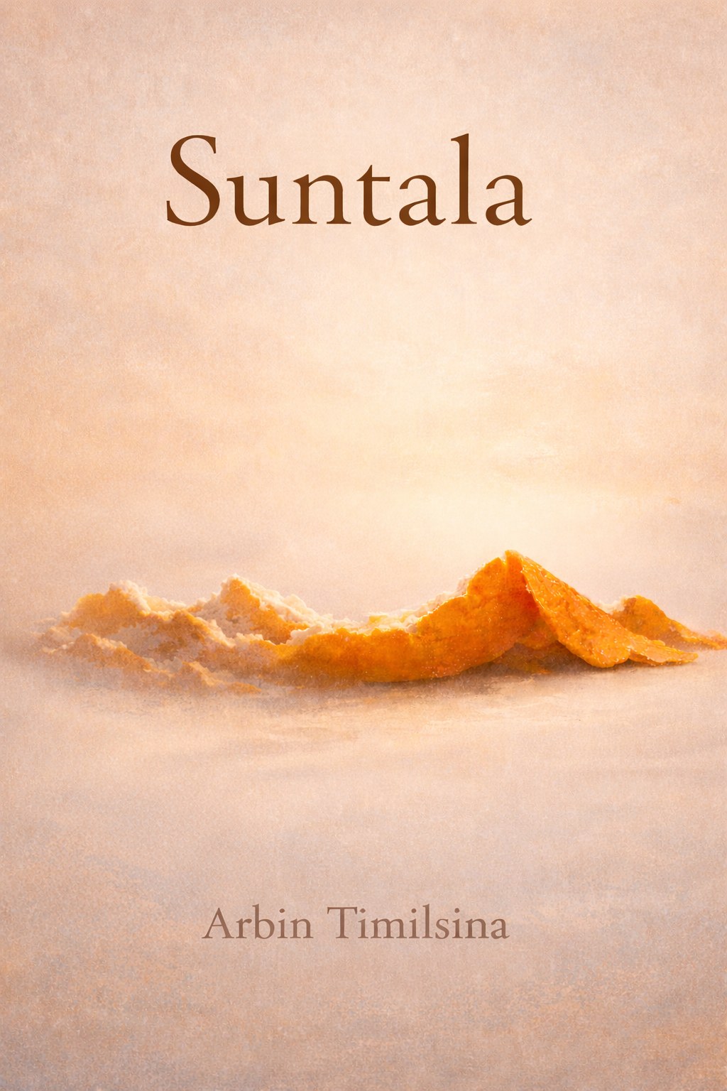 Concept cover for Suntala showing orange peel against a warm textured background